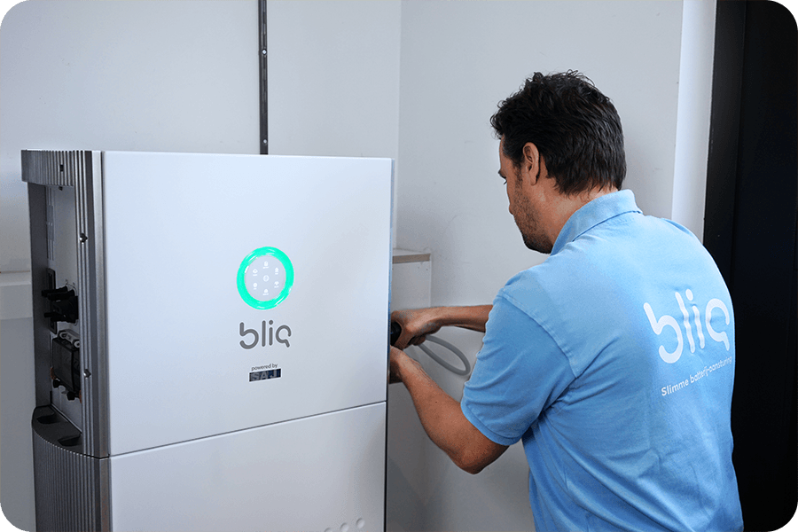 een bliq thuisbatterij