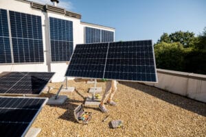Zonnepanelen plat dak
